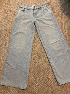 PacSun Light Blue Low-Rise Straight Jeans